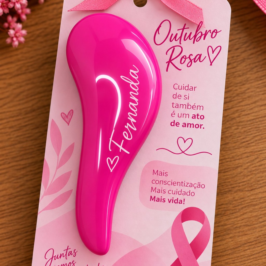 Escova mágica personalizada