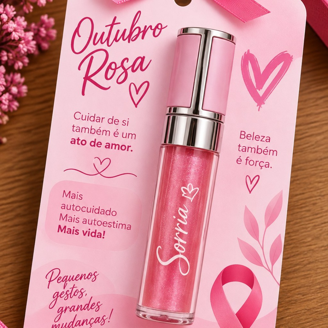 Card + gloss labial